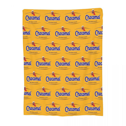 Chocomel Chocolademelk Nederland Blanket Fleece Sofa Throw Blanket Breathable for Couch Bedding Outdoor Throws Bedspread Quilt