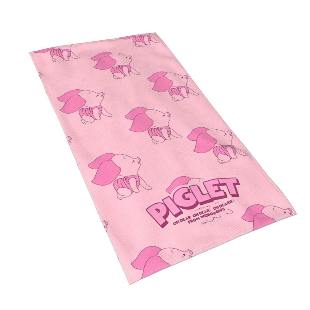 Winnie The Pooh Bear Piglet Merch Towel for Beach New Summer Microfiber Shower Towel No Sand Quick-Dry Surf Towels