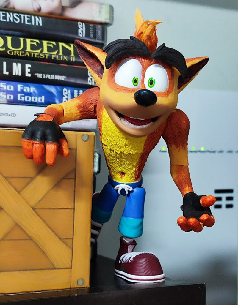 Jogo Crash Figure Crash Bandicoot Sane Trilogy Ação Anime Figura Boneca Decoração Presentes de Halloween