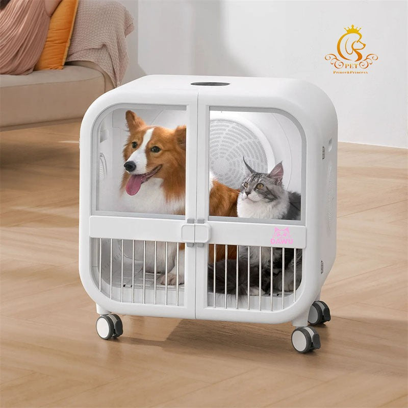 Caixa Secadora Automática de Animais de Estimação EUR PET para Cães e Gatos de Médio e Grande Porte Equipamento de Pet Shop com Baixo Ruído