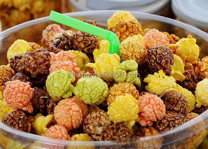 Máquina de Pipoca Automática Comercial a Gás Industrial para Fazer Pipoca Doce Caramelizada Leite Chocolate