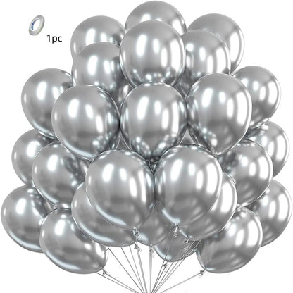 5/10/12inch Metallic Black Blue Balloon Chrome Hot Pink Rose Gold Balloon Baby Shower Boy Girl Birthday Wedding Party Decoration