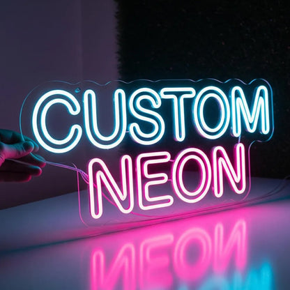 Custom Neon Sign Name LED Sign for Birthday Bar Wedding Party Acrylic Neon Lamp Business Logo Sign Night Light Personized Decor