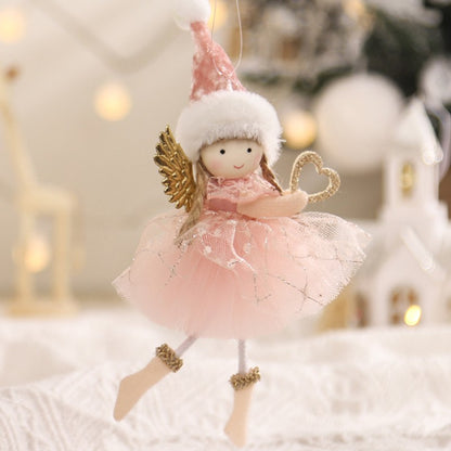 New Year 2024 Christmas Angel Dolls Xmas Tree Pendant Ornaments Navidad 2022 Christmas Decoration for Home Natal Gifts Noel Deco
