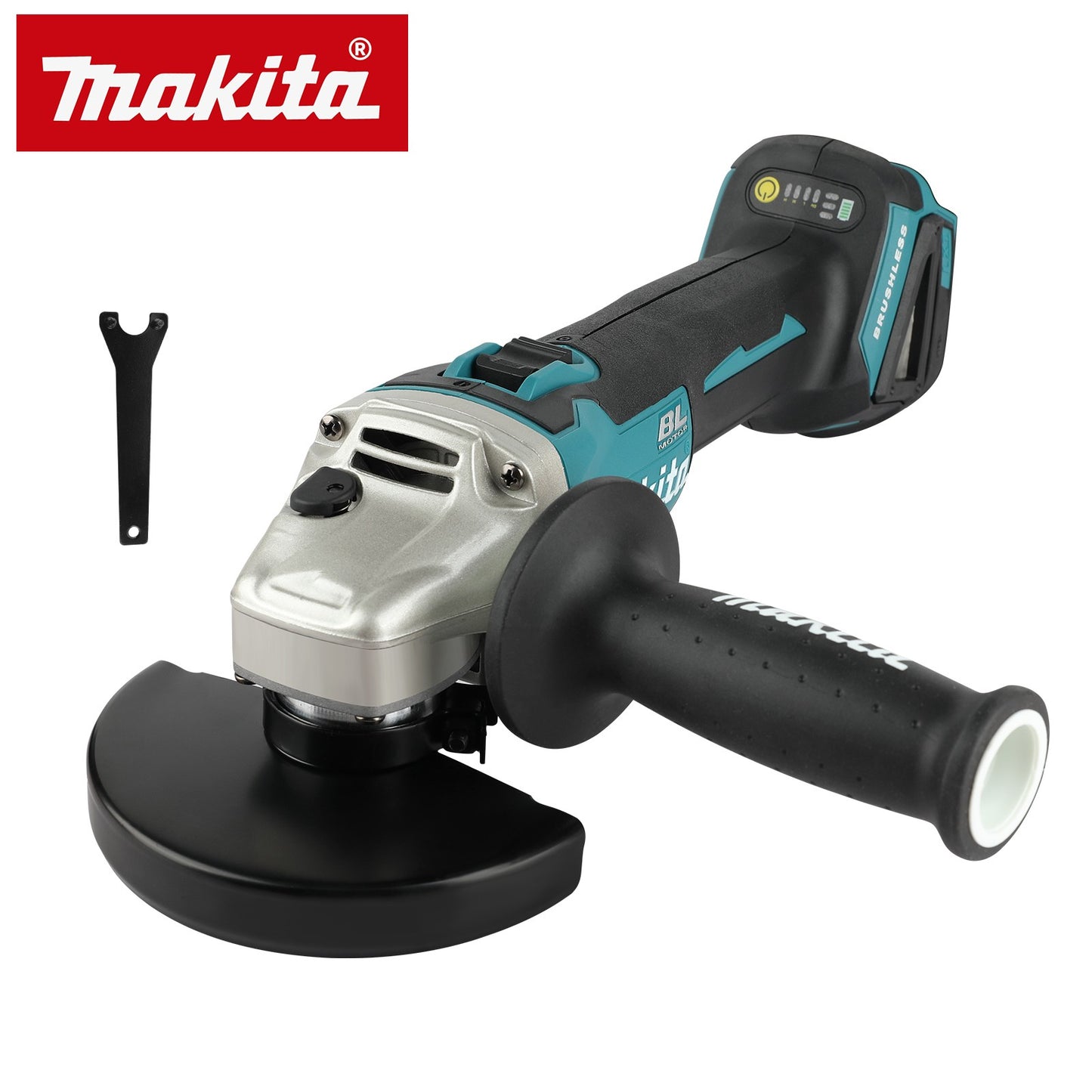 Lixadeira/Esmerilhadeira Angular Elétrica Sem Fio Makita DGA504 18V, Lítio, Sem Escovas, Recarregável, Máquina de Polir e Cortar de Alta Potência