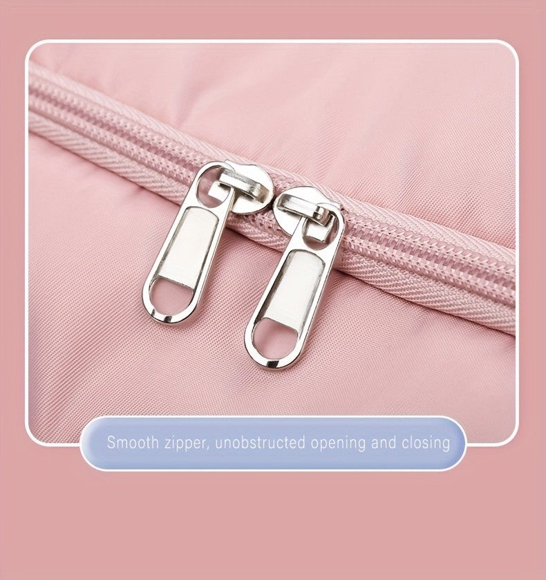 Multifunctional Women's Travel and Fitness Bag - Stylish Pink, Large Capacity, Separate Footwear Compartment