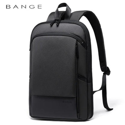 BANGE Laptop Waterproof 15.6" 17.3 Backpack Fashion Male Classic Fashion Travel Moto&Biker Light Scalable Shoulder Bags