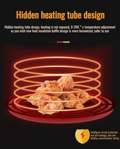 Home Smart Air Fryer Large Capacity Multifunctional Electric Fryer French Fry Machine Cooking Oven integrated Hot fryer Oven