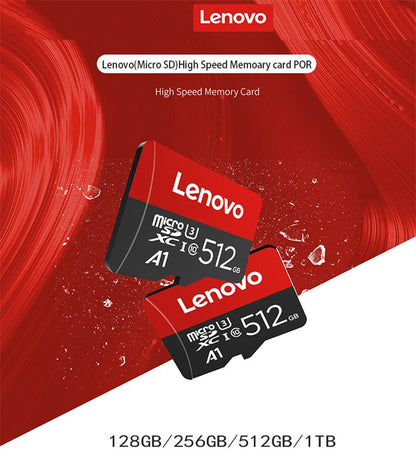 Cartão SD Lenovo Original 1TB Micro TF Mini SD 256GB 512GB 128GB 64GB Cartão de Memória TF Flash para Celular/Computador/Câmera Dropshipping
