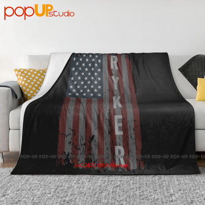Ryker Family American Flag Ultra-Soft Blanket Quilt Winter Sofa Cover Bed Covers