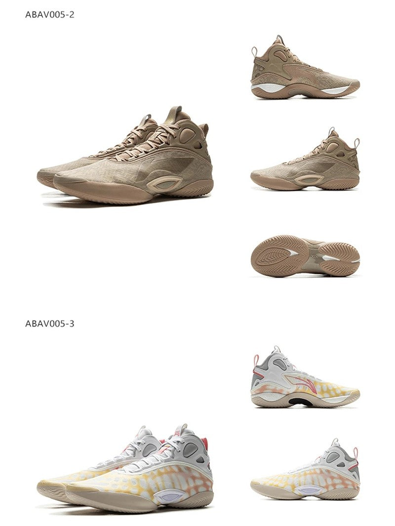 Li-Ning Men YUSHUAI XIX Professional Basketball Shoes SYNCHRO-ADJUST SYSTEM LiNing Sports Competition Shoes Sneakers ABAV005