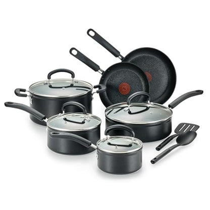 Advanced Nonstick Cookware Set 12 Piece Oven Broiler Safe 350F Kitchen Cooking Set W Fry Pans Saucepans Deep Saute Dutch Oven a