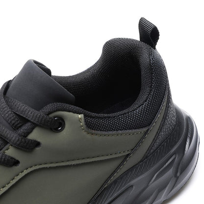 Tênis Masculino Casual de Outono Sola Grossa Amortecimento Esportivo Caminhada ao Ar Livre Impermeável Tamanhos Grandes 39-48