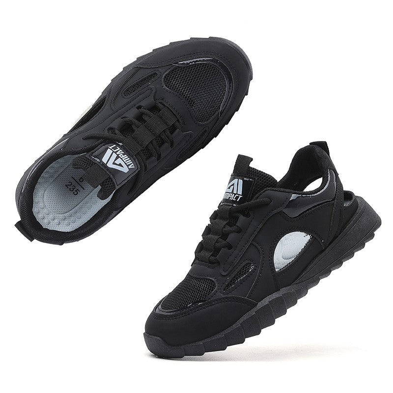 Women's Breathable Thick-Sole Casual Sneakers, Durable Outdoor Running/Walking Shoes with Fashion Design for Gym & Daily Wear