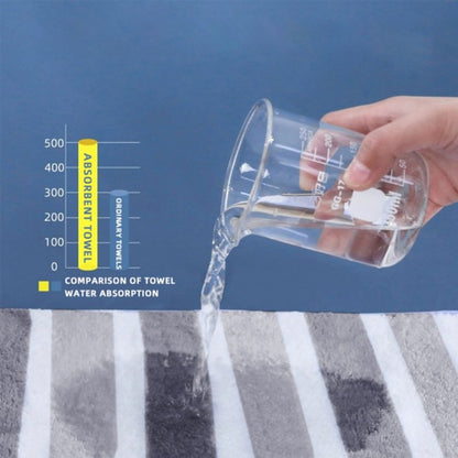 2pcs Thickened Towel Bath Towel Setstrong Absorbentfast Dryingnon-Lintingdurableideal For Family Usebeach Essentials