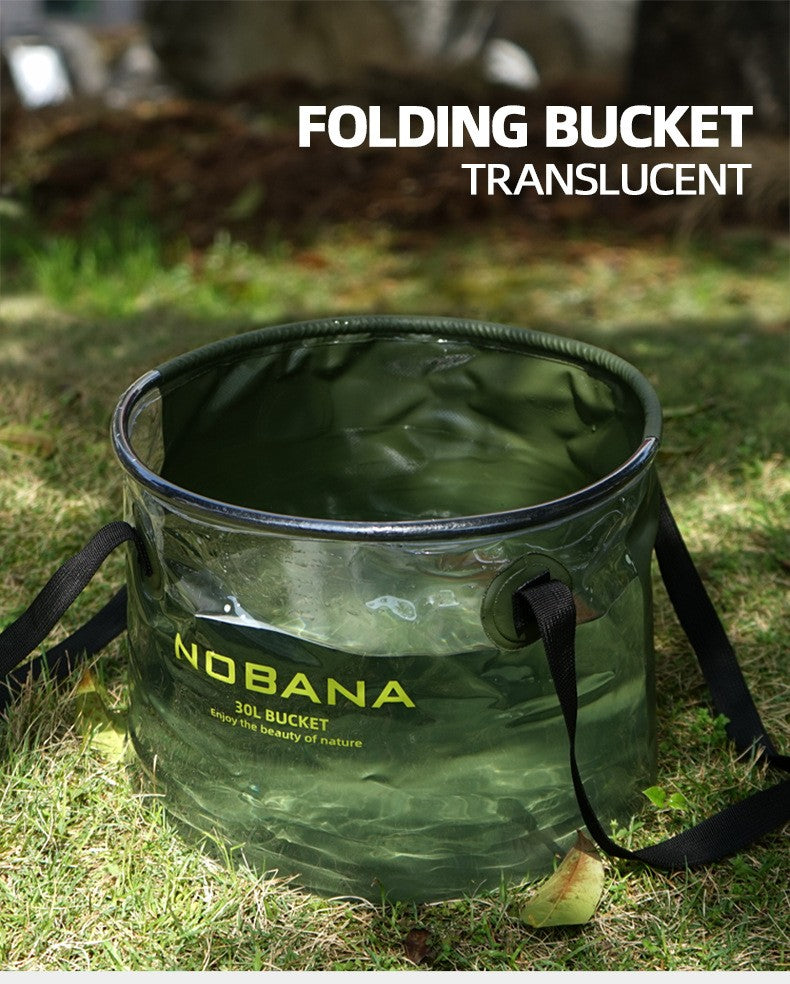 Camping Portable Folding Water Bucket 20L/30L Large Capacity Telescopic Container for Camping, Hiking, Fishing