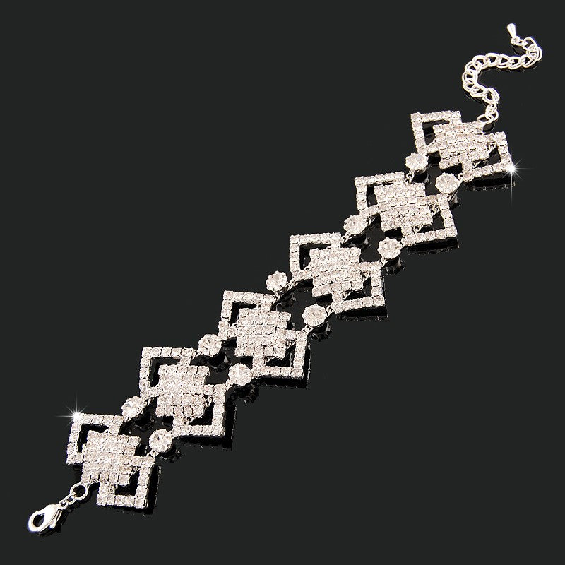 Novas Pulseiras de Berloques de Moda Prata 925 AAAAA Zircônia Cristal Feminino Pulseira Casamento Noivado Joias de Luxo