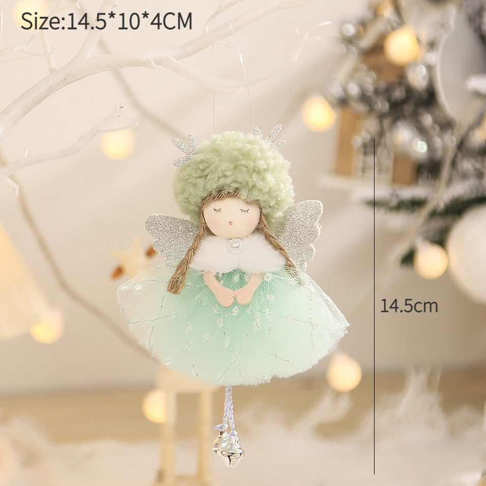 New Year 2024 Christmas Angel Dolls Xmas Tree Pendant Ornaments Navidad 2022 Christmas Decoration for Home Natal Gifts Noel Deco