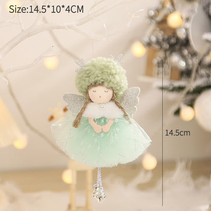 New Year 2024 Christmas Angel Dolls Xmas Tree Pendant Ornaments Navidad 2022 Christmas Decoration for Home Natal Gifts Noel Deco