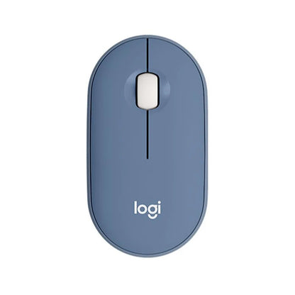 Mouse sem fio Bluetooth para notebook e tablet Logitech PEBBLE M350 Mouse leve e fino Mute Mini mouse de escritório