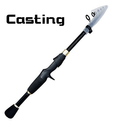 Varas de Pesca Telescópicas de 1.6-2.4m Ultraleves de Carbono para Spinning e Casting Acessórios de Pesca Peso da Isca 10-30g