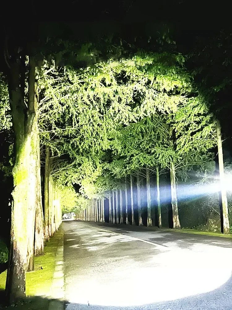 Super Bright Flashlight 10000000LM Torch High Power LED Flashlights Zoomable Lantern Rechargeable Lamp Magnet Tactical Lantern