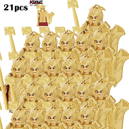 Lord of the Rings Elfos Orcs Exército Anões Rohan Mini Bonecos de Ação Blocos de Montar Brinquedos para Crianças Presente de Aniversário