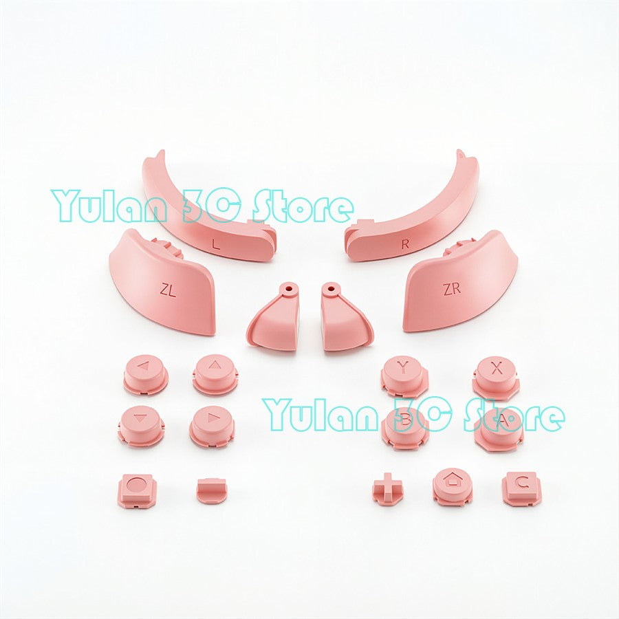 Joycon 2 Solid Color / Transparent Custom DIY Replacement Full Set Buttons for Nintendo Switch 2 Joy Con Controller Accessories