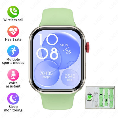 2025 New For HUAWEI FIT 3 2.01" HD Screen Smart Watch Women Men Watches Bluetooth Call Smartwatch Watch 9 Sports Fitness Tracker