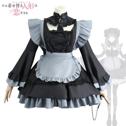 Marin Kitagawa Cosplay Costume Shizuku Kuroe Dress My Dress-Up Darling Anime Halloween Christmas Carnival Suit Role Play Uniform