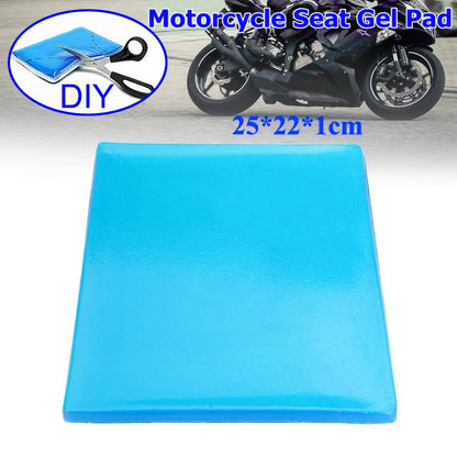 Almofada de Gel para Banco de Moto Almofada de Assento com Absorção de Choque Tapetes Reduzem a Fadiga Almofada Confortável Macia Fresca DIY Banco de Moto