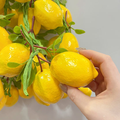 Artificial Lemon Skewers, Realistic Simulated Fruit Models, Home Storefronts, Holiday Parties, Farmhouse Hanging Decorations