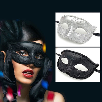 Masquerade Masks for Couple Venetian Woman Lace Men PP Cosplay Costume Carnival Prom Party Personality Headdress Masks