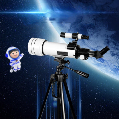 Maifeng 40070 Astronomical Telescope 333x Phone Adapter Sturdy Tripod Moon Planet Stargazing Birding Beginners Portable Scope