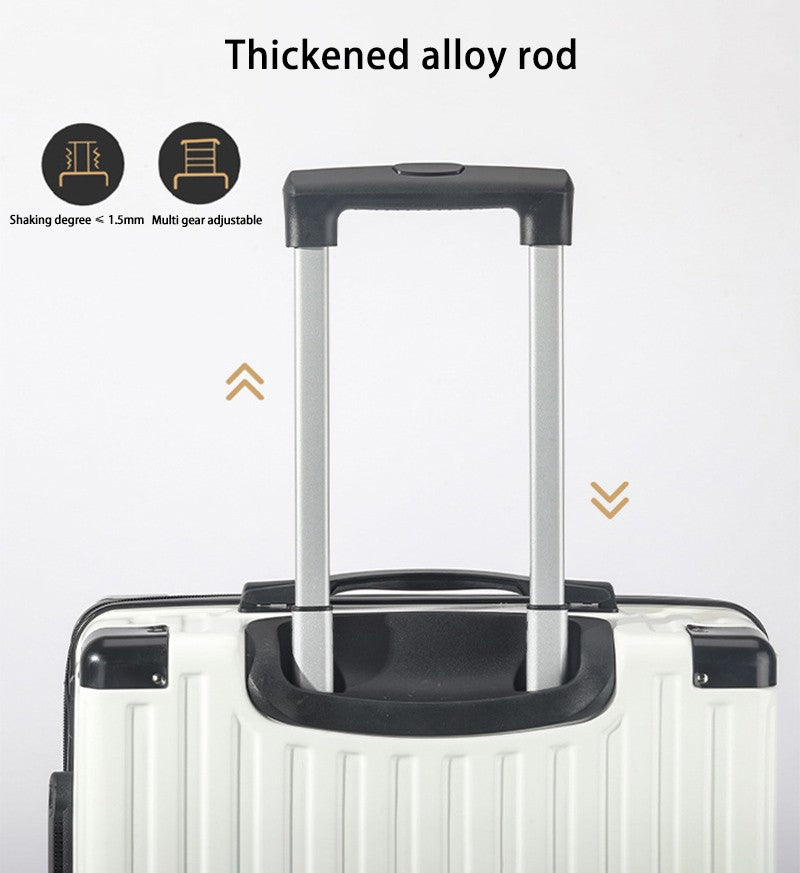 Mala de Bordo Pequena de 18 Polegadas ABS com Múltiplos Compartimentos e Divisória para Molhados e Secos para Viagens a Negócios e Viagens Curtas