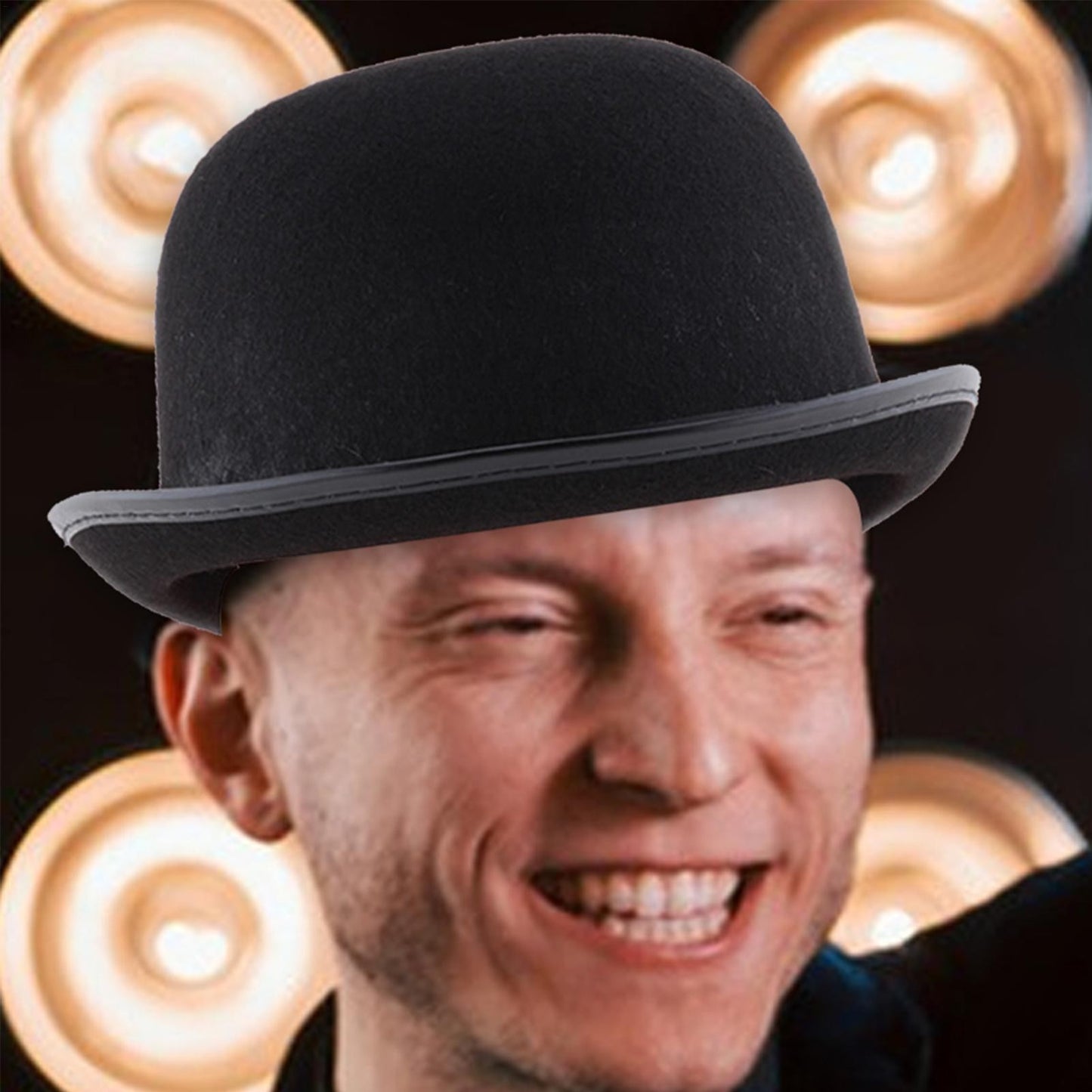 Casual Black Hat Christmas Bowler Hat Bowler Derby Hat For Men Women Fashion Party Formal Fedora Costume Unisex Soft Hat