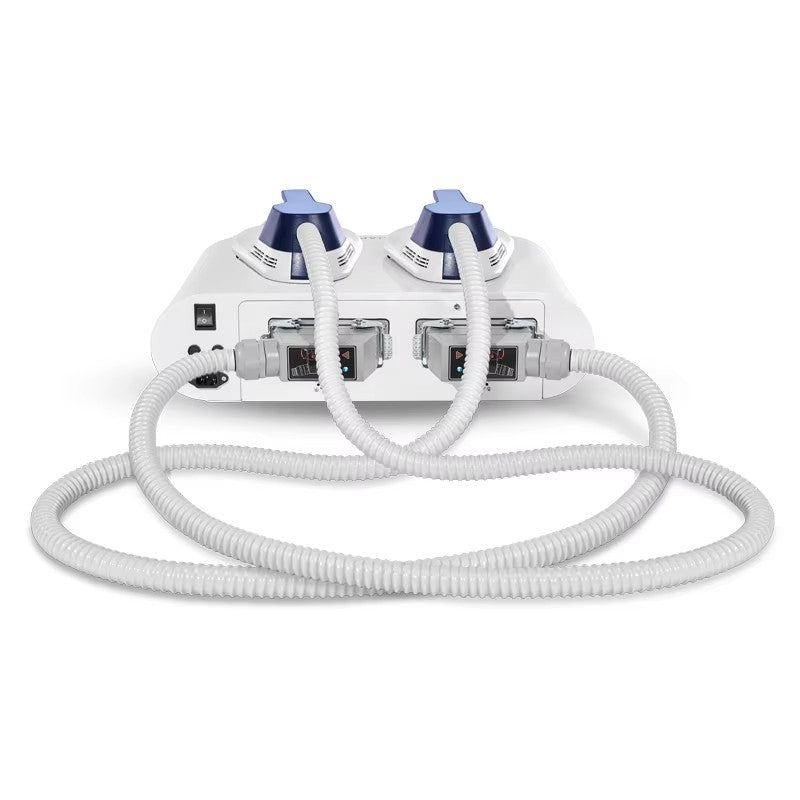 11.11 Portable 2 Handle Mini EMS 6500W Electric Muscle Stimulator 200HZ Fitness Machine Weight Loss Home Using Muscle Building