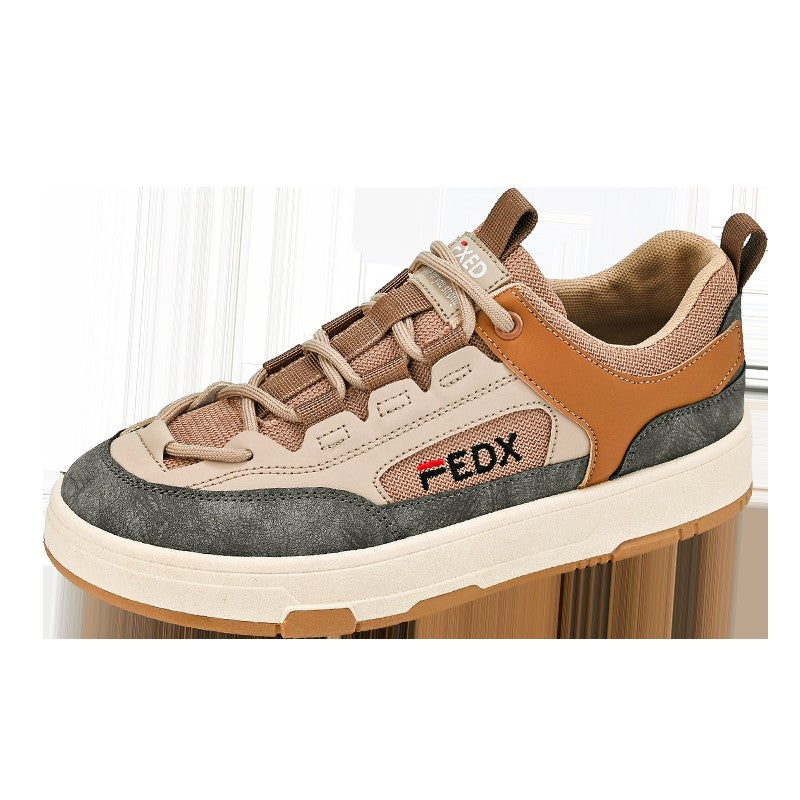 Bread Shoes for Men Trendy Board Shoes Niche Design Breathable Retro Chunky Sneakers Luxury Designer Male Casual Vulcanize Shoe