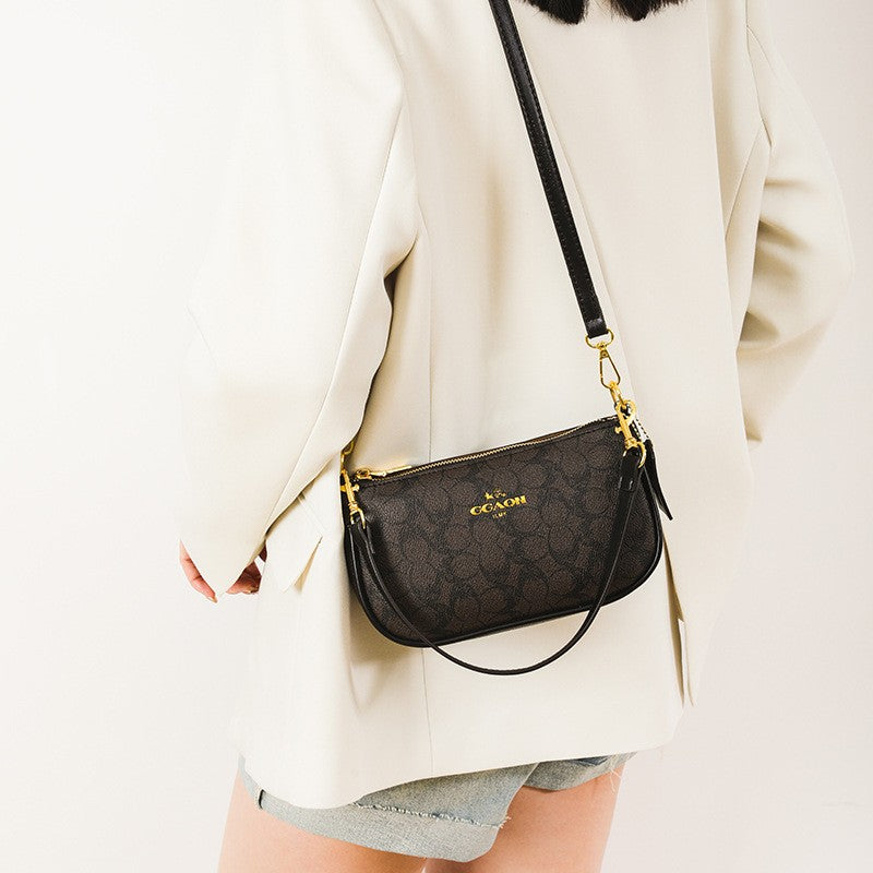 High-End Women's Underarm Shoulder Bag Classic Vintage Ladies Crossbody Handbag Elegant Designer Leather Messenger Bag For Women