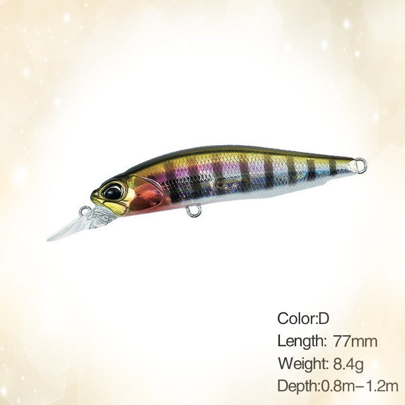 Isca de Pesca Minnow Wobbler Rozante 77SP 77mm 63mm Arremesso Longo Suspenso Isca de Nado Jerkbait Isca Artificial para Culter Alburnus