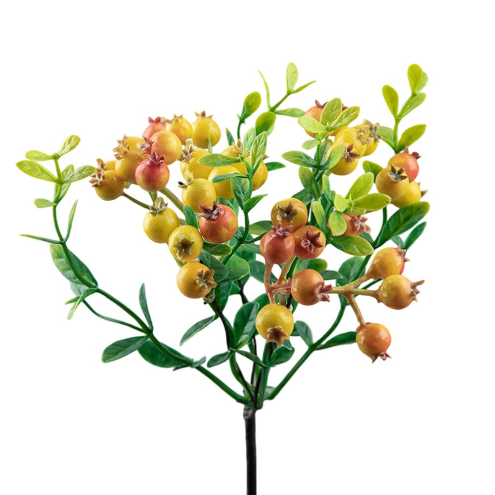 Artificial Berry Flowers Red Blue Fake Plant DIY Fake Flower Arrangement Table Ornament For Home Party Weddings Christmas Decor