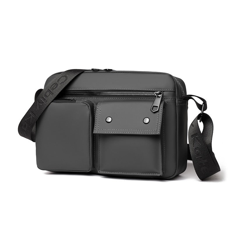 Basic style of men's shoulder bag, suitable for daily commuting - adjustable strap, Mailman bag - business leisure shoulder bag