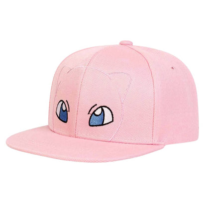 Pokemon Kawaii Anime Figures Pikachu Squirtle Bulbasaur Snorlax Mew Snorlax Adjustable Cosplay Hip Hop Baseball Cap Cartoon Hats