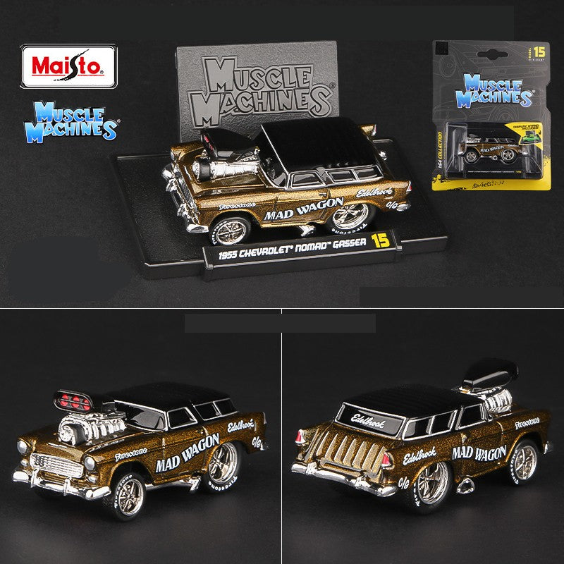 Conjunto de veículos Maisto 1:64 Ferrari Ford Chevrolet Shelby Buick Toyota Audi Nissan Muscle, série de modelos de carros em miniatura Die Cast