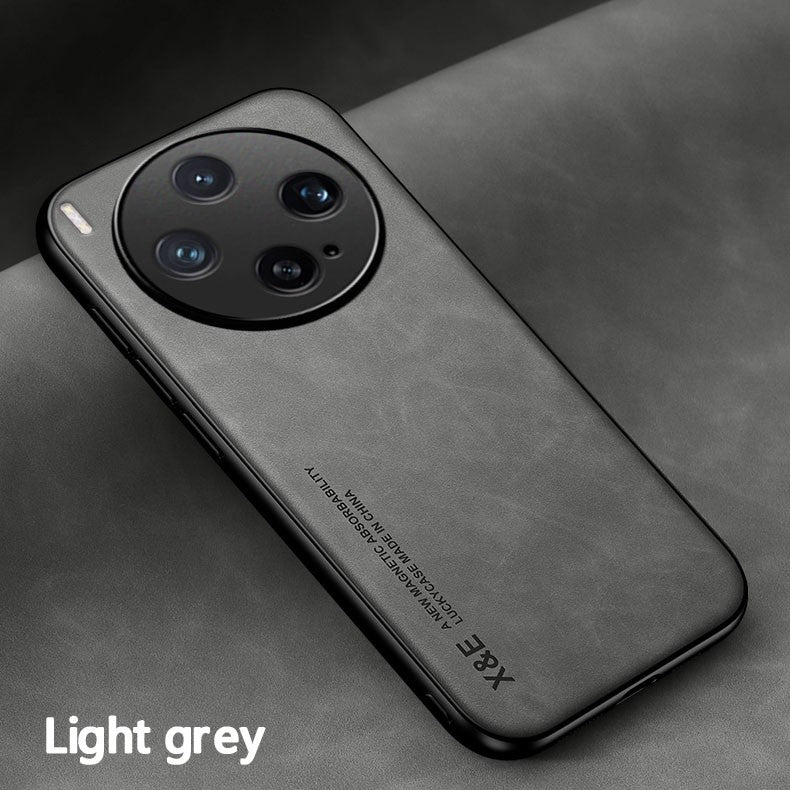 Luxury Leather Case For VIVO 300 200 100 Pro S20 V60 V50 Lite Cover With Metal Plate Support Car Hold Cover Capa Fundas