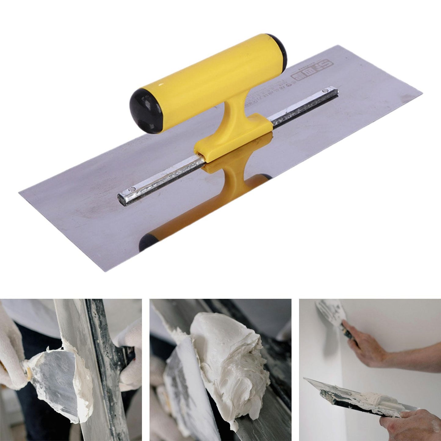 Ferramentas Manuais Desempenadeira para Drywall Desempenadeira para Reboco para Raspar Cimento Revestimento de Azulejo Acabamento de Concreto Gesso Drywall Construção