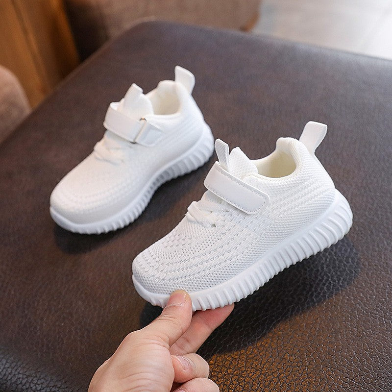 Spring Kid Shoes New Fashion Versatile Girl Sneakers Comfort Soft Sole Anti Slip Simple Boy Shoe Breathable Classic Casual Shoes