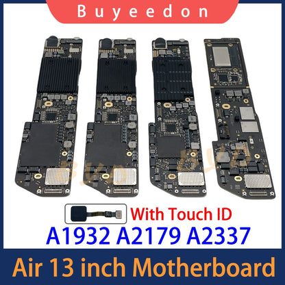 Placa Mãe Original A1932 A2179 A2337 para Macbook Air 13" M1 Logic Board 820-01521-A 820-01958-A 820-02016-A 2018 2019 2020