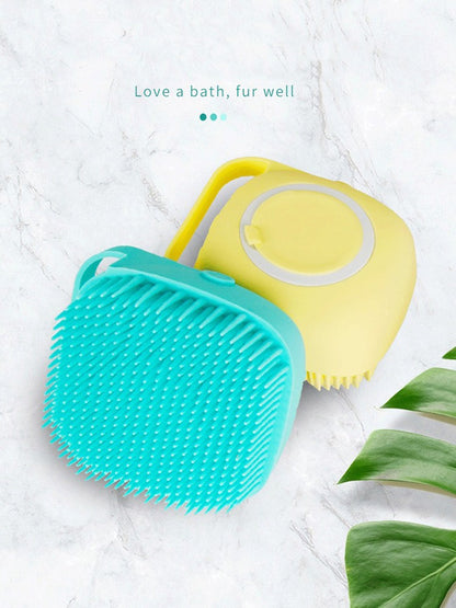 Luvas de Massagem para Banho de Animais de Estimação Silicone Macio e Seguro para Cães Gatos Ferramentas de Banho e Higiene Acessórios para Mascotes
