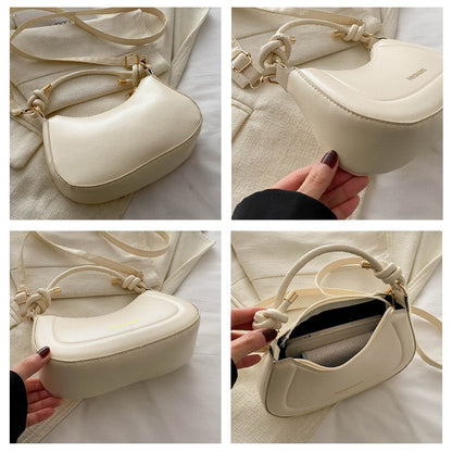 French Luxury Fashion Women's Bag Handbags Ladies Solid Color High-end Texture Versatile Shoulder Bag for Woman